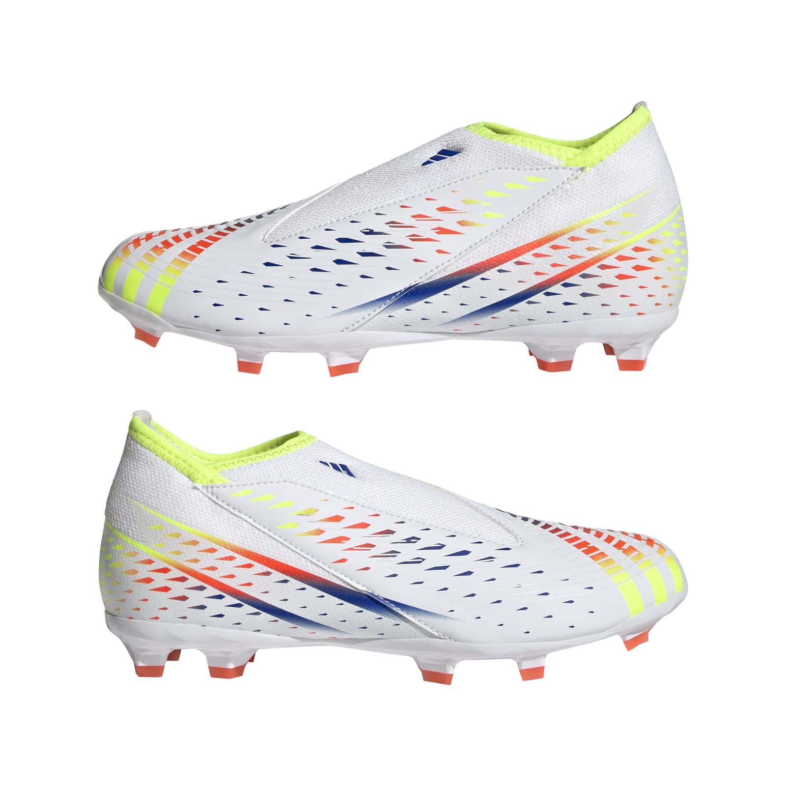 adidas Fussballschuhe Predator Edge.3 Laceless FG ohne Schnursenkel fur feste Boden Naturrasen weiss Kinder online bestellen